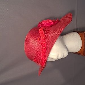 Joe Bill Miller Red Fancy Fashion Hat